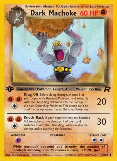 Dark Machoke (Team Rocket) Heavy Play Unlimited