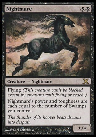 Nightmare (10th Edition) Light Play - Nick Nack's Full Frontal Attack