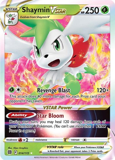 Shaymin VSTAR (SWSH09: Brilliant Stars) Near Mint Holofoil