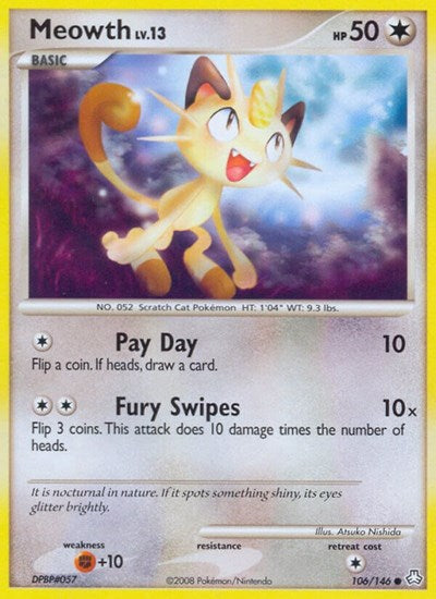 Meowth (Legends Awakened) Light Play