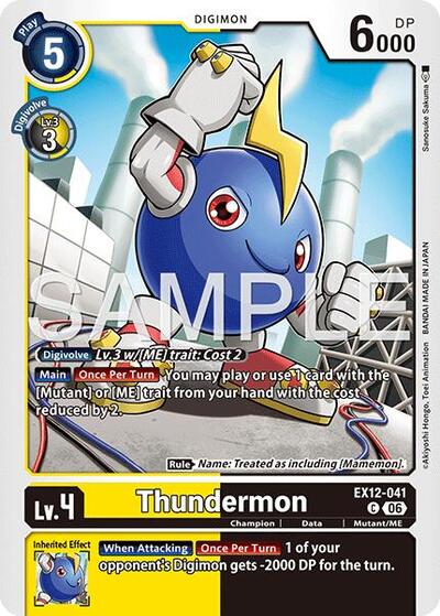 Thundermon (Digital World Shambala) Near Mint