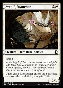 Aven Riftwatcher (Eternal Masters) Near Mint - Nick Nack's Full Frontal Attack