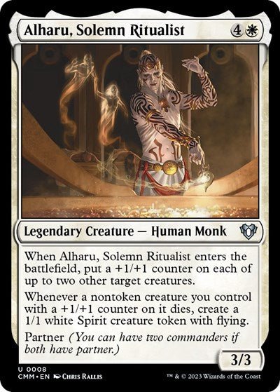 Alharu, Solemn Ritualist (Commander Masters) Near Mint - Nick Nack's Full Frontal Attack