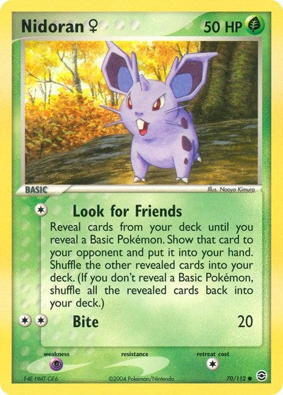 Nidoran F (FireRed & LeafGreen) Light Play