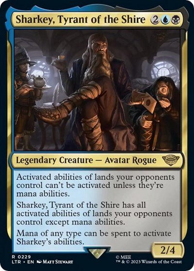 Sharkey, Tyrant of the Shire (Universes Beyond: The Lord of the Rings: Tales of Middle-earth) Near Mint - Nick Nack's Full Frontal Attack