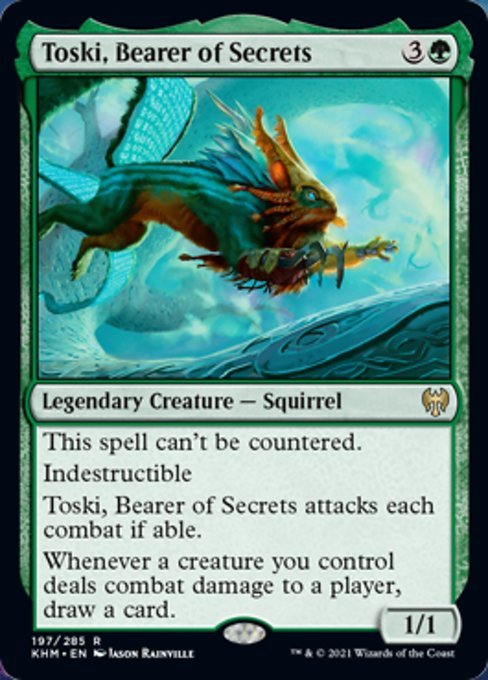 Toski, Bearer of Secrets (Kaldheim) Near Mint - Nick Nack's Full Frontal Attack