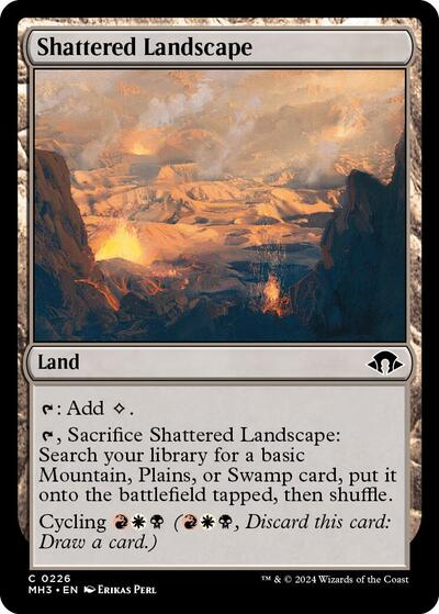 Shattered Landscape (Modern Horizons 3) Near Mint - Nick Nack's Full Frontal Attack