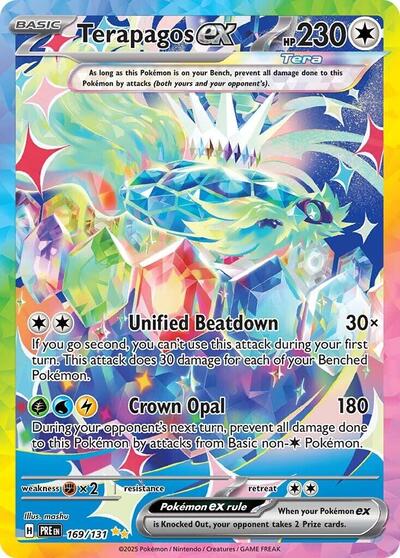 Terapagos ex - 169 (SV: Prismatic Evolutions) Near Mint Holofoil
