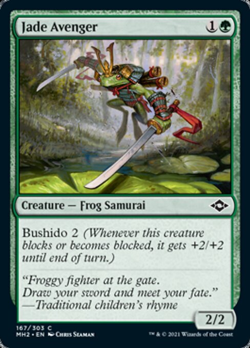 Jade Avenger (Modern Horizons 2) Near Mint - Nick Nack's Full Frontal Attack
