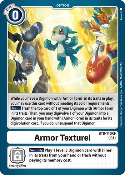 Armor Texture! (New Awakening) Near Mint - Nick Nack's Full Frontal Attack