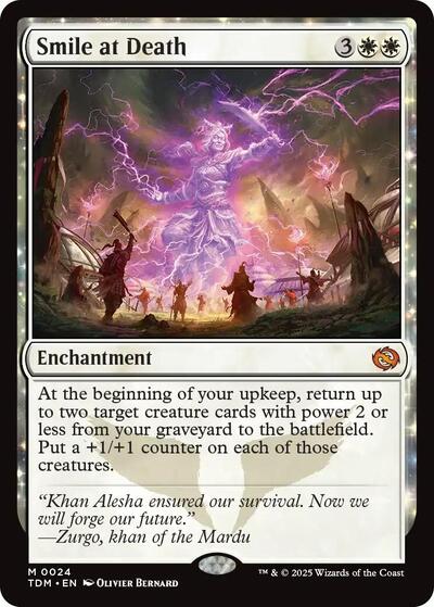 Smile at Death (Tarkir: Dragonstorm) Near Mint Foil - Nick Nack's Full Frontal Attack