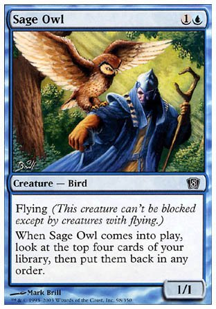 Sage Owl (8th Edition) Near Mint - Nick Nack's Full Frontal Attack