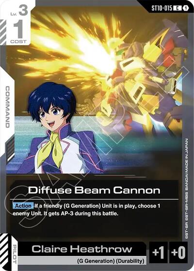 Diffuse Beam Cannon (Starter Deck 10: Generation Pulse) Near Mint