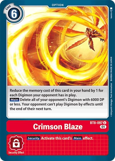 Crimson Blaze (New Awakening) Near Mint