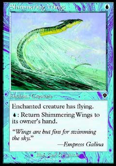 Shimmering Wings (Invasion) Near Mint Foil