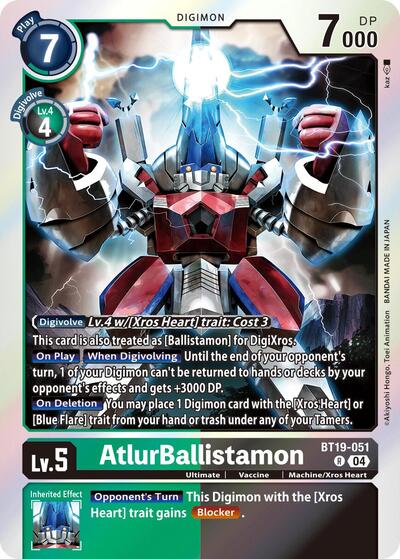 AtlurBallistamon (Release Special Booster 2.5) Medium Play Foil