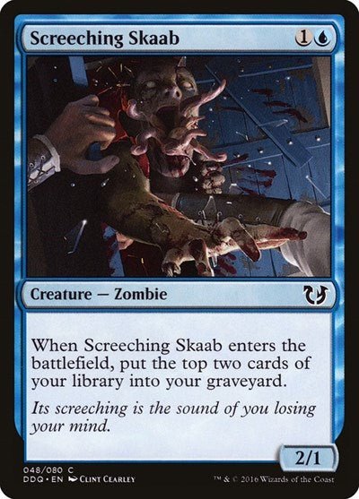 Screeching Skaab (Duel Decks: Blessed vs Cursed) Near Mint - Nick Nack's Full Frontal Attack