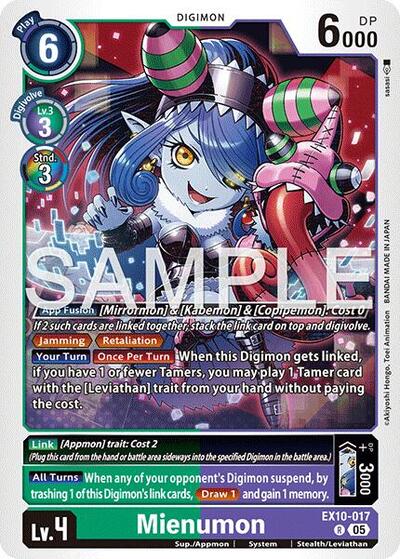 Mienumon (Sinister Order) Near Mint - Nick Nack's Full Frontal Attack