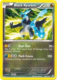 Black Kyurem - 100/149 (BW Boundaries Crossed) (Deck Exclusives) Light Play Holofoil - Nick Nack's Full Frontal Attack