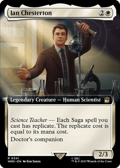 Ian Chesterton (Extended Art) (Universes Beyond: Doctor Who) Near Mint Foil