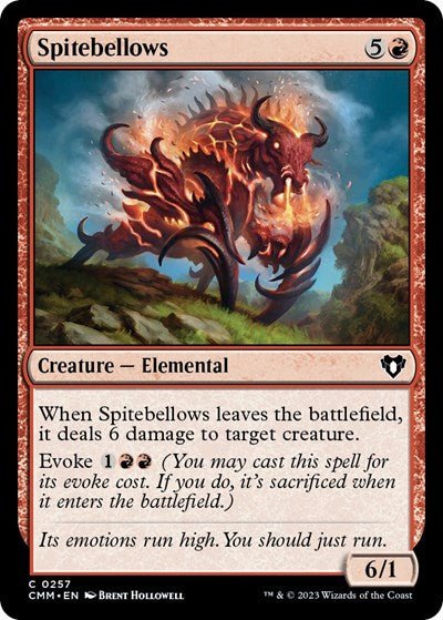 Spitebellows (Commander Masters) Near Mint - Nick Nack's Full Frontal Attack