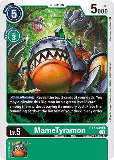 MameTyramon (The Next Adventure) Near Mint - Nick Nack's Full Frontal Attack