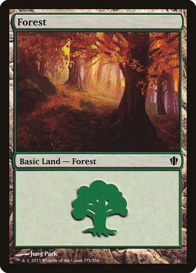Forest (355) (Commander 2013) Near Mint - Nick Nack's Full Frontal Attack