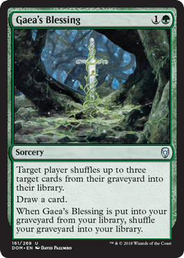 Gaea's Blessing (Dominaria) Near Mint - Nick Nack's Full Frontal Attack