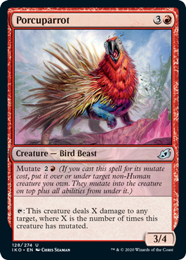Porcuparrot (Ikoria: Lair of Behemoths) Near Mint - Nick Nack's Full Frontal Attack