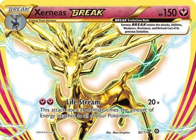 Xerneas BREAK (XY - Steam Siege) Near Mint Holofoil - Nick Nack's Full Frontal Attack