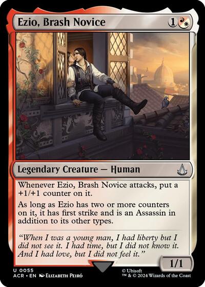 Ezio, Brash Novice (Universes Beyond: Assassin's Creed) Near Mint - Nick Nack's Full Frontal Attack