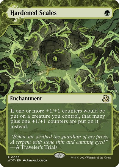 Hardened Scales (Wilds of Eldraine: Enchanting Tales) Near Mint Foil