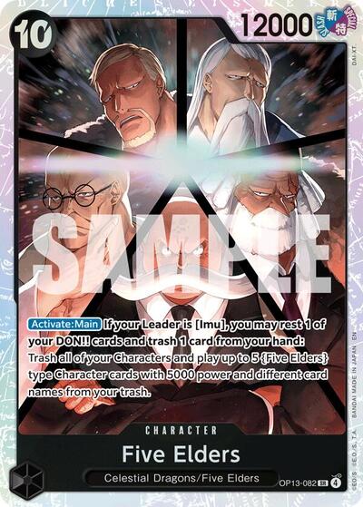 Five Elders (Carrying On His Will) Near Mint Foil