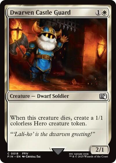 Dwarven Castle Guard (Universes Beyond: FINAL FANTASY) Near Mint