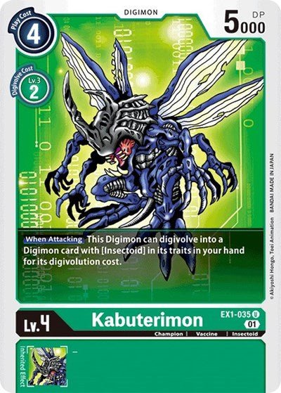 Kabuterimon (Classic Collection) Near Mint - Nick Nack's Full Frontal Attack