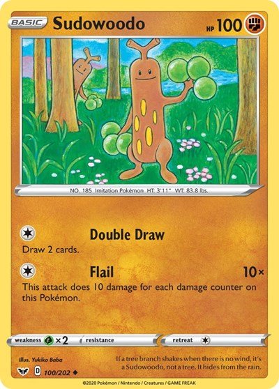 Sudowoodo (SWSH01: Sword & Shield Base Set) Near Mint - Nick Nack's Full Frontal Attack