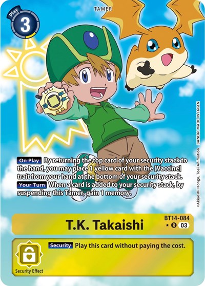 T.K. Takaishi (Alternate Art) (Blast Ace) Near Mint Foil
