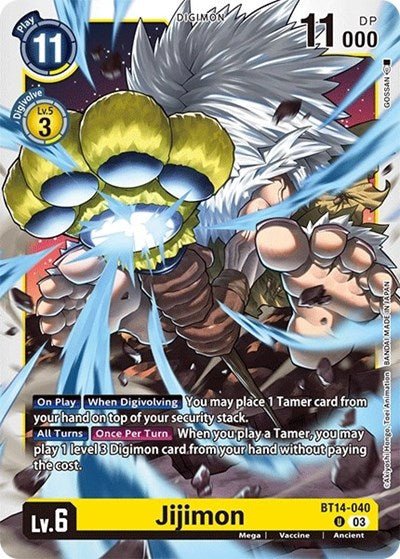Jijimon (Blast Ace) Near Mint - Nick Nack's Full Frontal Attack