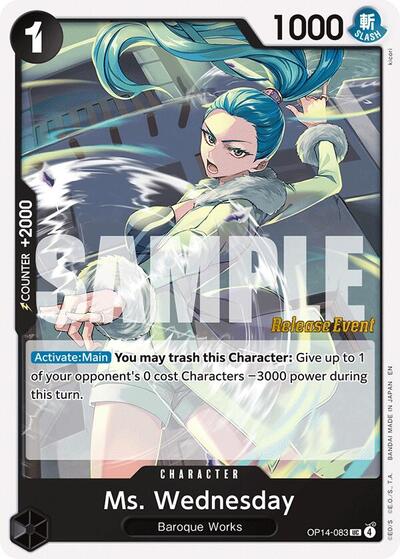 Ms. Wednesday (The Azure Sea's Seven Release Event Cards) Near Mint