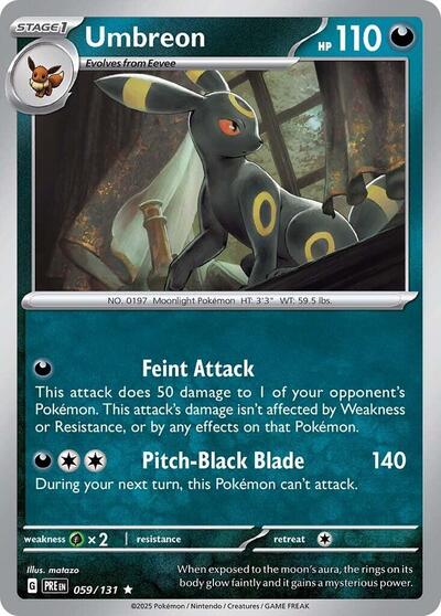 Umbreon (SV: Prismatic Evolutions) Near Mint Holofoil