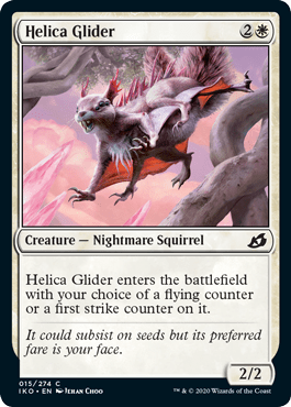 Helica Glider (Ikoria: Lair of Behemoths) Near Mint - Nick Nack's Full Frontal Attack