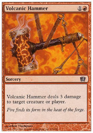 Volcanic Hammer (8th Edition) Near Mint - Nick Nack's Full Frontal Attack