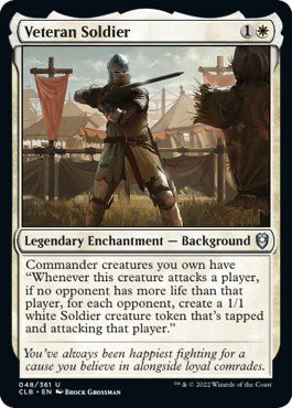 Veteran Soldier (Commander Legends: Battle for Baldur's Gate) Near Mint - Nick Nack's Full Frontal Attack