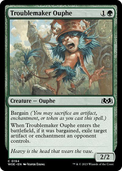 Troublemaker Ouphe (Wilds of Eldraine) Near Mint - Nick Nack's Full Frontal Attack
