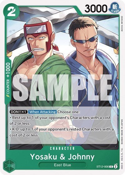 Yosaku and Johnny (Starter Deck 12: Zoro and Sanji) Near Mint - Nick Nack's Full Frontal Attack