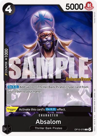 Absalom (Adventure on Kami's Island Release Event Cards) Near Mint - Nick Nack's Full Frontal Attack