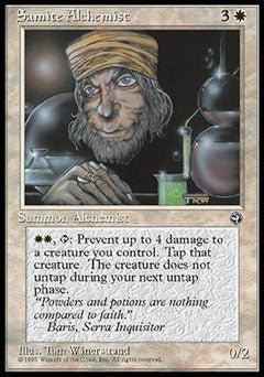 Samite Alchemist (1) (Homelands) Light Play - Nick Nack's Full Frontal Attack