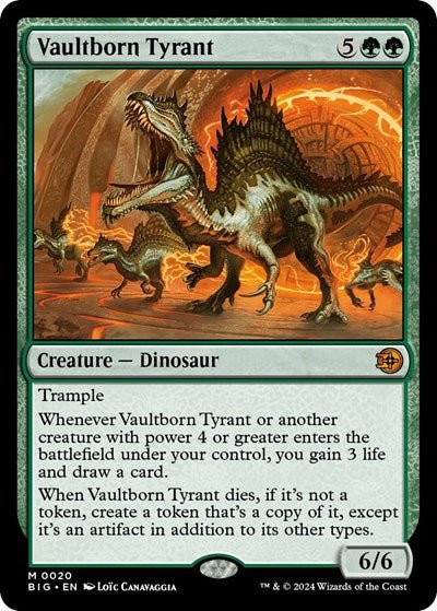 Vaultborn Tyrant (Outlaws of Thunder Junction: The Big Score) Near Mint - Nick Nack's Full Frontal Attack