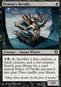 Demon's Herald (Shards of Alara) Light Play - Nick Nack's Full Frontal Attack