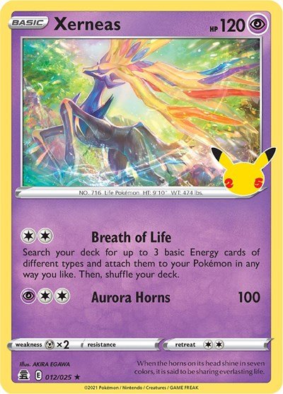 Xerneas (Celebrations) Near Mint Holofoil - Nick Nack's Full Frontal Attack